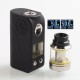 Authentic Asmodus Mini Minikin 50W TC VW Box Mod + Ohmlette Tank Kit - Black, 5~50W, 1 x 18500, 0.4 Ohm / 0.8 Ohm