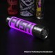 Authentic Acrohm Fush LED Semi-Mechanical Tube Mod - Silver, 1 x 18650, 26mm Diameter