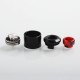 Authentic Wotofo Profile RDA Rebuildable Dripping Atomizer w/ BF Pin - Matte Black, Stainless Steel, 24mm Diameter