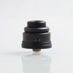 Authentic Gas Mods Nova RDA Rebuildable Dripping Atomizer w/ BF Pin - Black, Stainless Steel, 22mm Diameter