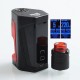Authentic Vandy Vape Pulse Dual 220W TC VW Squonk Box Mod + Pulse V2 RDA Kit - Black Red, 5~220W, 7ml, 2 x 18650, 24mm