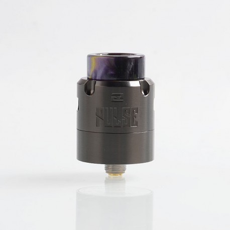 Authentic VandyVape Pulse V2 RDA Rebuildable Dripping Atomizer w/ BF Pin - Gun Metal, 24mm Diameter