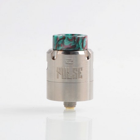 Authentic VandyVape Pulse V2 RDA Rebuildable Dripping Atomizer w/ BF Pin - Silver, 24mm Diameter