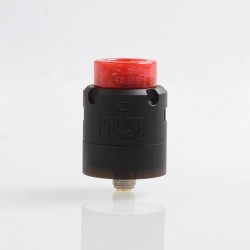 Authentic VandyVape Pulse V2 RDA Rebuildable Dripping Atomizer w/ BF Pin - Black, 24mm Diameter