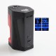 Authentic Vandy Vape Pulse Dual 220W TC VW Squonk Box Mod - Black Red, 5~220W, 7ml, 2 x 18650