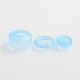 Authentic Gas Mods Replacement Color Cap for Nova RDA - Transparent Blue, PMMA