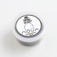 Authentic Gas Mods Replacement Color Cap for Nova RDA - Transparent Blue, PMMA