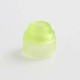 Authentic Gas Mods Replacement Color Cap for Nova RDA - Transparent Green, PMMA