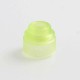 Authentic Gas Mods Replacement Color Cap for Nova RDA - Transparent Green, PMMA