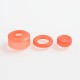 Authentic Gas Mods Replacement Color Cap for Nova RDA - Transparent Red, PMMA