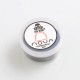 Authentic Gas Mods Replacement Color Cap for Nova RDA - Transparent Red, PMMA