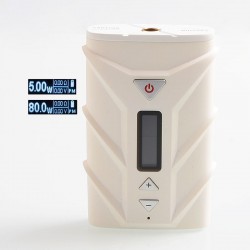 Authentic Ehpro SPD A8 80W 4000mAh TC VW Variable Wattage Box Mod - White, PC + Zinc Alloy, 5~80W