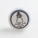 Authentic Gas Mods Replacement Color Cap for Nova RDA - Transparent Black, PMMA