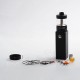 Authentic Steam Crave Titan PWM 300W VV Variable Voltage Box Mod + Aromamizer Titan RDTA Kit - Gun Metal, 4 x 18650, 28ml, 41mm