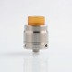 Authentic Ehpro Iguana RDA Rebuildable Dripping Atomizer w/ BF Pin - Silver, Stainless Steel, 24.5mm Diameter
