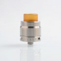 Authentic Ehpro Iguana RDA Rebuildable Dripping Atomizer w/ BF Pin - Silver, Stainless Steel, 24.5mm Diameter