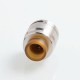 Authentic Ehpro Iguana RDA Rebuildable Dripping Atomizer w/ BF Pin - Silver, Stainless Steel, 24.5mm Diameter