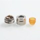 Authentic Ehpro Iguana RDA Rebuildable Dripping Atomizer w/ BF Pin - Silver, Stainless Steel, 24.5mm Diameter