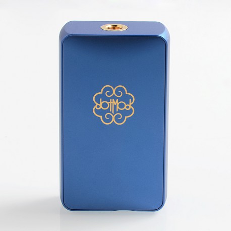 Authentic Dotmod Dotbox Dual Mech Mechanical Box Mod - Blue, Aluminum, 2 x 18650