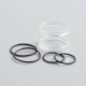 Authentic Advken Replacement Bubble Tank Tube for CP TF RTA - Transparent, Glass, 4ml
