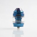 Authentic Advken Owl Sub Ohm Tank Clearomizer - Blue, Stainless Steel + Pyrex Glass, 4ml, 25mm Diameter