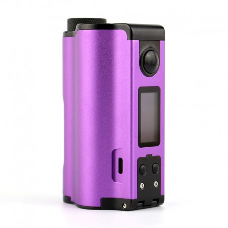 [Ships from Bonded Warehouse] Authentic Dovpo Topside Dual 200W TC VW Squonk Box Mod - Purple, 5~200W, 2 x 18650, 10ml