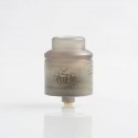 Authentic Wotofo Profile RDA Rebuildable Dripping Atomizer w/ BF Pin - Frosted Black, PC + Stainless Steel, 24mm Diameter