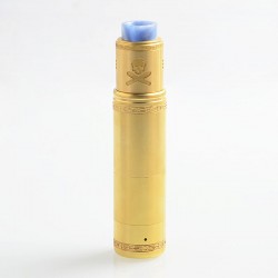 Authentic VandyVape Bonza Hybrid Mechanical Mod + V1.5 RDA Kit - Brass, 1 x 18650 / 20700 / 21700