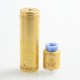 Authentic Vandy Vape Bonza Hybrid Mechanical Mod + V1.5 RDA Kit - Brass, 1 x 18650 / 20700 / 21700