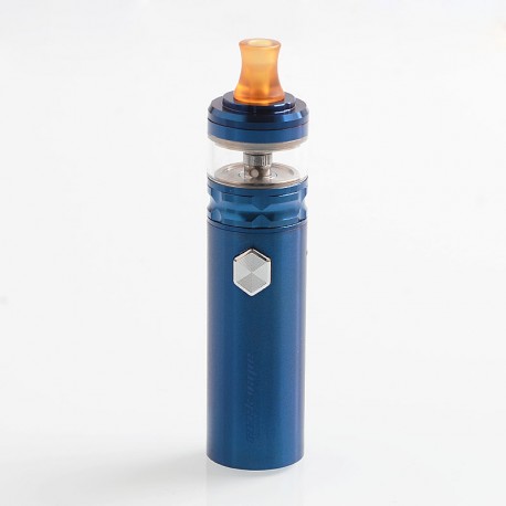Authentic GeekVape Flint 1000mAh All in One Portable MTL Starter Kit - Serenity Blue, 1.6 Ohm, 22mm Diameter