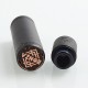 Authentic Vandy Vape Bonza Hybrid Mechanical Mod + V1.5 RDA Kit - Copper Matte Black, 1 x 18650 / 20700 / 21700