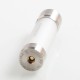 Authentic Acrohm Fush LED Semi-Mechanical Tube Mod - Silver, 1 x 18650, 26mm Diameter