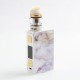 Authentic CoilART LUX 200W TC VW Variable Wattage Box Mod + LUX Mesh Tank Kit - White, 5~200W, 2 x 18650, 5.5ml