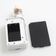 Authentic CoilART LUX 200W TC VW Variable Wattage Box Mod + LUX Mesh Tank Kit - White, 5~200W, 2 x 18650, 5.5ml