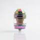 Authentic Advken Owl Sub Ohm Tank Clearomizer - Rainbow, Stainless Steel + Pyrex Glass, 4ml, 25mm Diameter