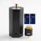 Authentic Smoant Battlestar 200W Squonker Kit VV / VW / DVW Box Mod + RDA Kit - Black, 1~200W, 7ml Bottle, 2 x 18650