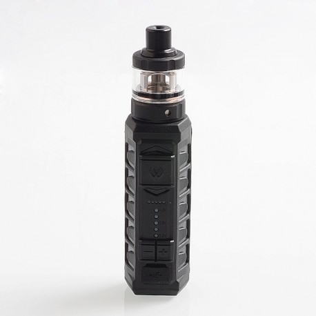 Authentic VandyVape AP Apollo 20W 900mAh VV Box Mod + MTL Sub Tank Kit - Frosted Black, 3.2~4V, 2ml, 1.8 Ohm / 1.5 Ohm