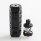 Authentic Vandy Vape AP Apollo 20W 900mAh VV Box Mod + MTL Sub Tank Kit - Frosted Black, 3.2~4V, 2ml, 1.8 Ohm / 1.5 Ohm