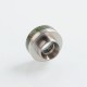 Authentic Asmodus Hybrid BubbaComb 810 Drip Tip for Goon / Kennedy / Reload RDA - Silver Base + Random Color, SS + Resin, 11.6mm