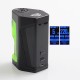 Authentic Vandy Vape Pulse Dual 220W TC VW Squonk Box Mod - Black Green, 5~220W, 7ml, 2 x 18650