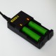 Nitecore i2 2-Slot Smart Battery Charger for Lithium Li-ion Ni-MH Ni-Cd - Black, US Plug