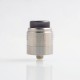 Authentic Vandy Vape Widowmaker RDA Rebuildable Dripping Atomizer w/ BF Pin - Silver, Stainless Steel, 24mm Diameter