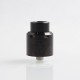 Authentic Asmodus .Blank RDA Rebuildable Dripping Atomizer w/ BF Pin - Black, Stainless Steel, 24mm Diameter