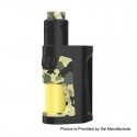 Authentic VandyVape Pulse Dual 220W TC VW Squonk Box Mod + Pulse V2 RDA Kit - Camouflage Yellow, 5~220W, 7ml, 2 x 18650, 24mm