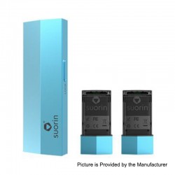 Authentic Suorin Edge 10W 230mAh Pod System Device w/ Dual Removable Batteries - Blue