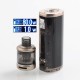 Authentic Wismec SINUOUS V80 80W TC VW Box Mod + Amor NSE Tank Kit - Black, 1~80W, 1 x 18650, 3ml, 0.27 / 1.3 Ohm