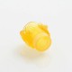 810 Rock Style Drip Tip for Goon / Kennedy / Reload / Battle RDA - Yellow, Resin, 21mm