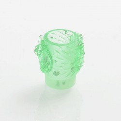 810 Rock Style Drip Tip for Goon / Kennedy / Reload / Battle RDA - Green, Resin, 21mm