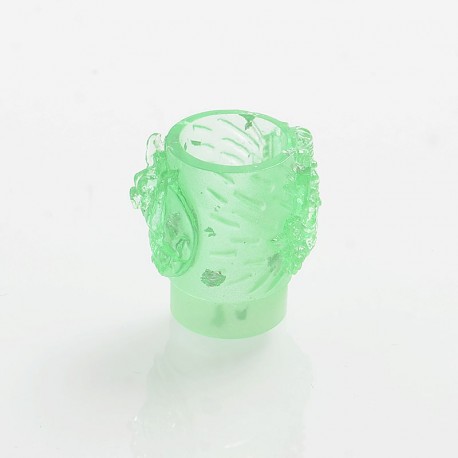 810 Rock Style Drip Tip for Goon / Kennedy / Reload / Battle RDA - Green, Resin, 21mm