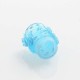 810 Rock Style Drip Tip for Goon / Kennedy / Reload / Battle RDA - Blue, Resin, 21mm